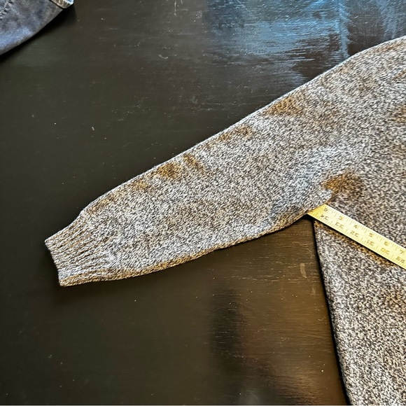 Vintage Blumarine XXL Oversized Wool Gray Sweater Crewneck Plain Basic Italian - Picture 5 of 8